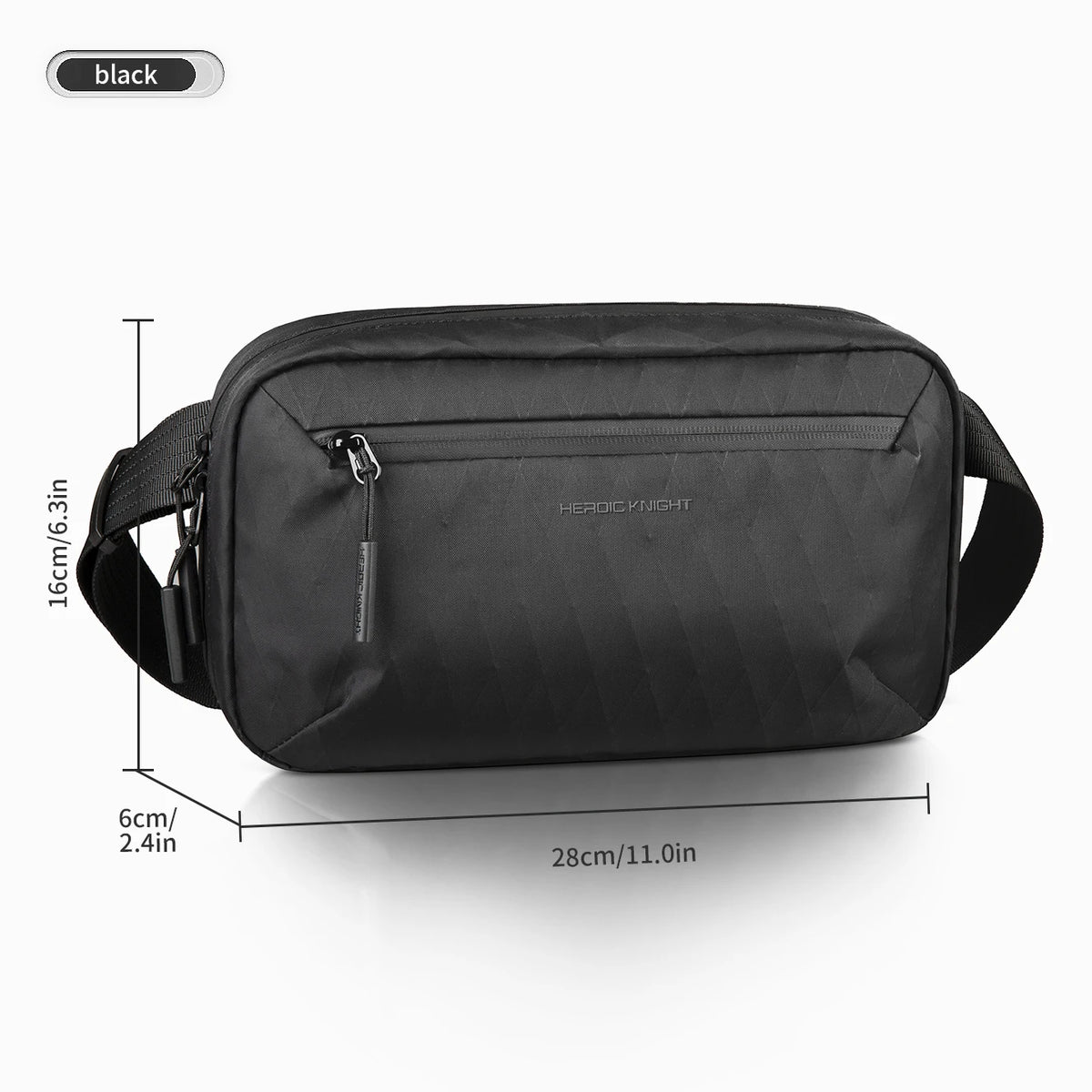 HcanKcan Men's Shoulder Bag Lightweight Crossbody Bag Multiple Pockets Waterproof X-Pac Fabric Travel Bag Portable Storage Bag