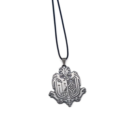 5cm/1.96in Monster Hunter Peripheral Keychain World Hunter Guild Logo Greatsword Bow Taijutsu Sword Exterminating Dragon Pendant