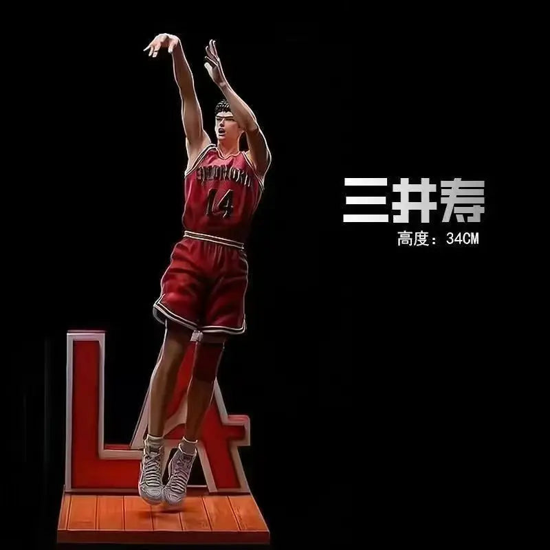 Slam Dunk One and Only Shohoku Starting Member Set 5PCS Action Figure PVC Collectible Statue Anime Model Desktop Decor Gift