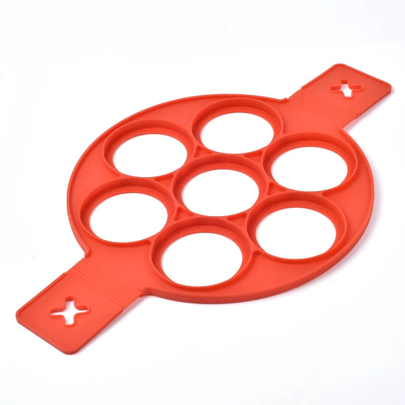 Silicone Egg Pancake Ring Nonstick Pancake Maker Mold Silicone Egg Cooker fried Shaper Omelet Moulds Kitchen Baking Accessories