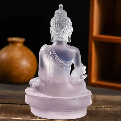 1pc, Resin Craft Home Decoration Buddha Statue Buddhism Sculpture Thailand Buddha Sculpture Zen Decor Ornaments Car Decoration