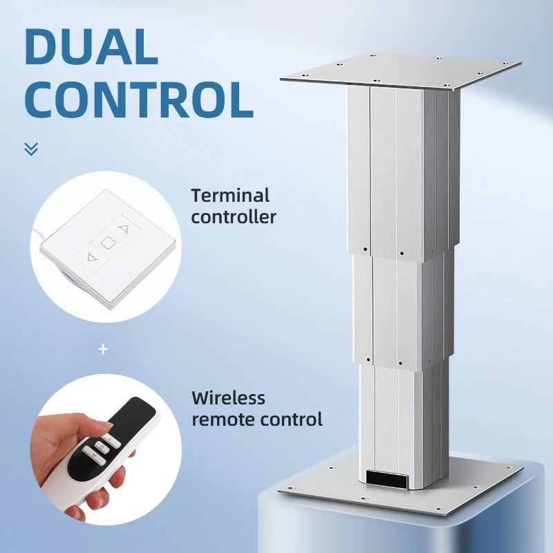 Electric Height Adjustable Lifting Column Set IPTT 360ZL DC12/24V With Wireless Controller for Industrial Home Office Automation