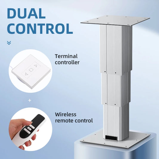 Electric Height Adjustable Lifting Column Set IPTT 360ZL DC12/24V With Wireless Controller for Industrial Home Office Automation