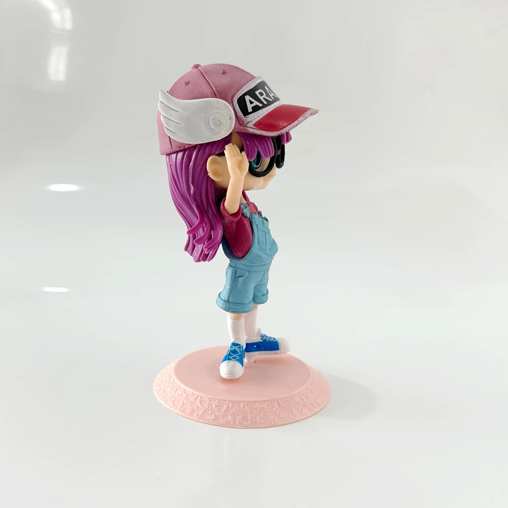 1 Pc Anime Arale Action Figures Wear Glasses Dr Slump Girl Standing PVC Model Collection Gift Toy