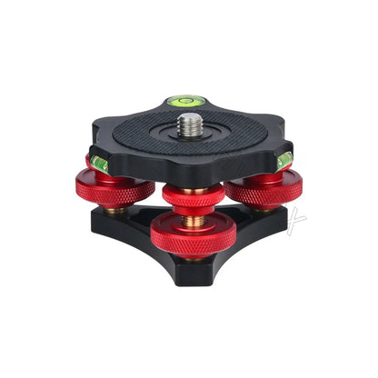 Tripod Speedy Leveling Base Leveler Adjusting Base Panning Level Plate With Bubble Level For   DSLR Camera