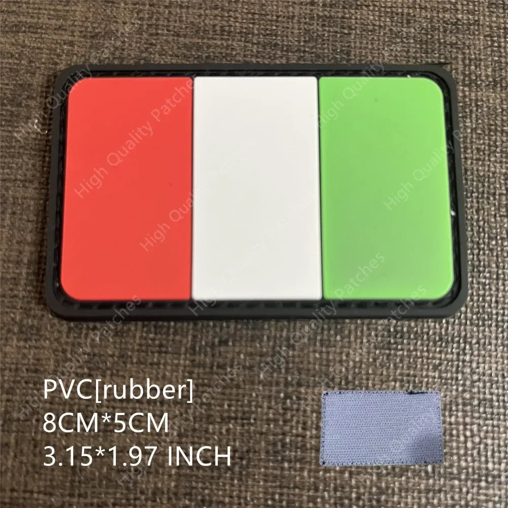 Italy Infrared IR Reflective Patch Italian Italia Sicily Sardinia Sicilia Flag Applique Badge Tactical Armband ITA GIS