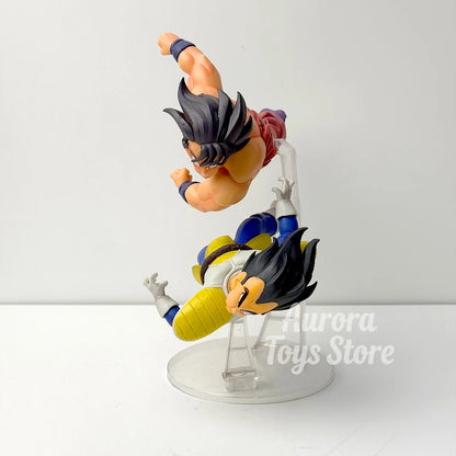 22.5cm/8.86in Anime Dragon Ball Z Figure Goku Vs Vegeta Action Figures Pvc Collection Model Toys for Gifts