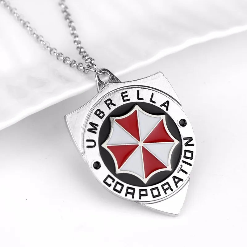 Residents Evils Key Chain Adornment Gifts Car Keychain Toy Umbrella Corporation Sublimation Blank Keyring Edc Necklace Jewelry