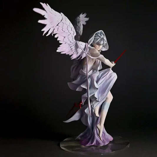 Neon Genesis Evangelion Nagisa Kaworu Angel Wing Figure 28cm Pvc Statue Anime Eva Collectible Model Toy Desktop Decor Fans Gift