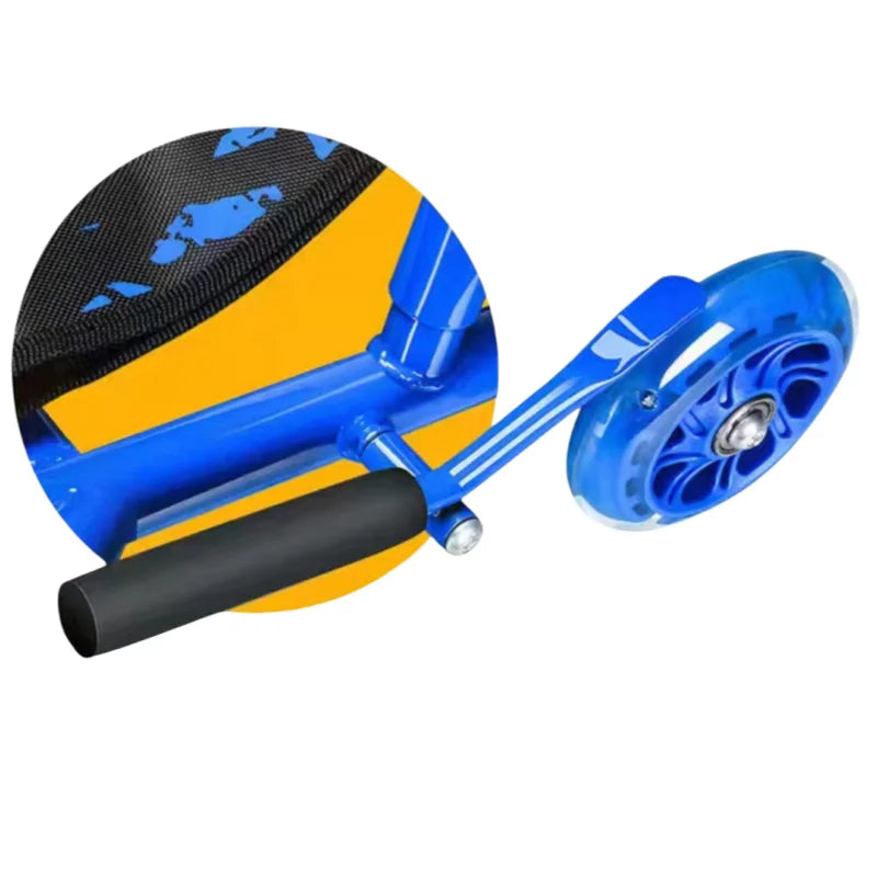 Children's Three-wheeled Go-kart Retractable Twisty Car Foot-pedal Silent Shock-Absorbing Car Outdoor Sports Swing Car