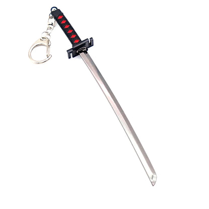 Bleach Mini Sword Model Keychain Zangetsu Zanpakutou Hitsugaya Toushirou Katana Keychains Accessories llaveros