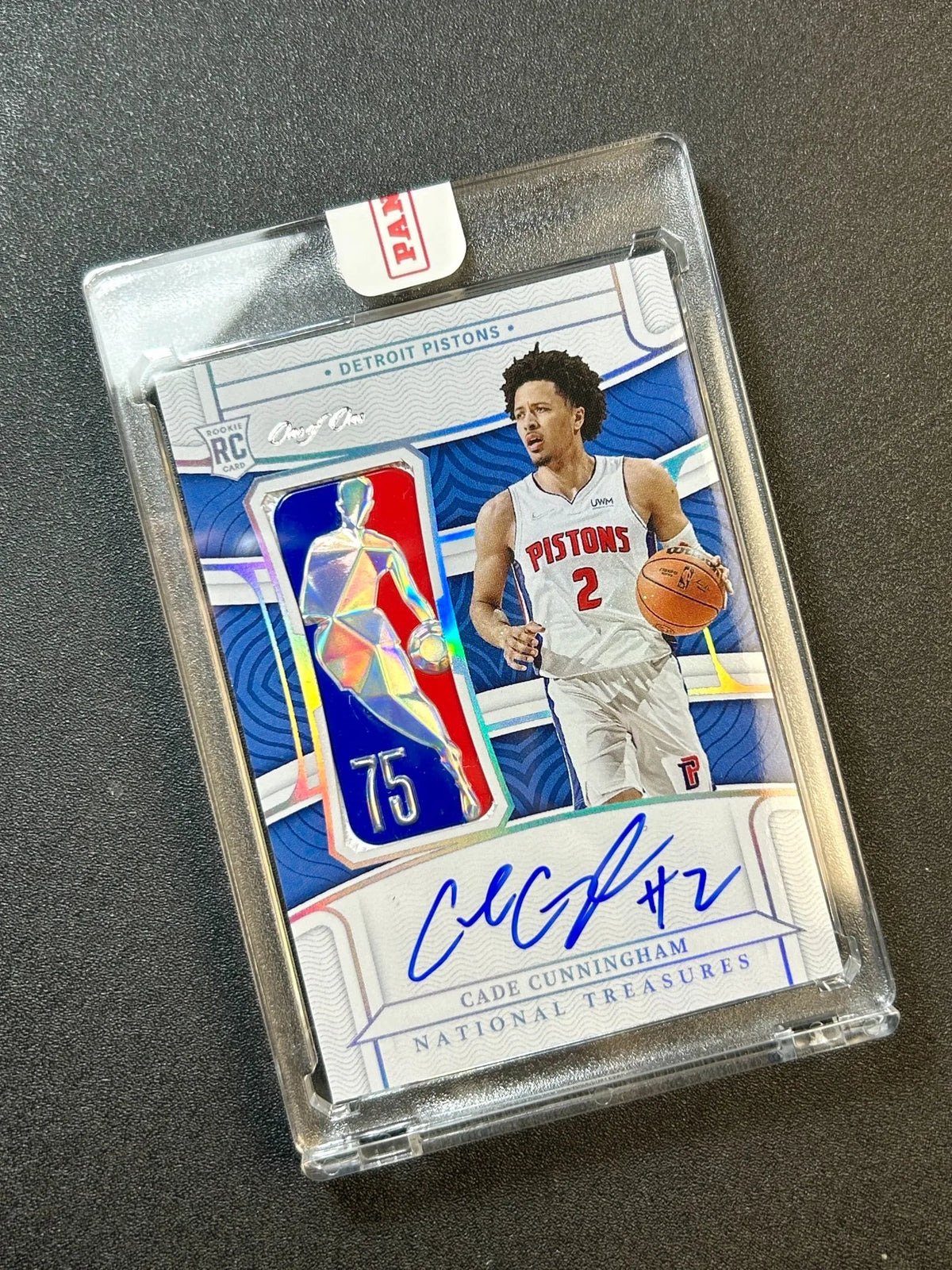 PANINI DIY homemade Tatum Cunningham James Durant Doncic Carter logoman Material Signature Laser Basketball boy birthday gift