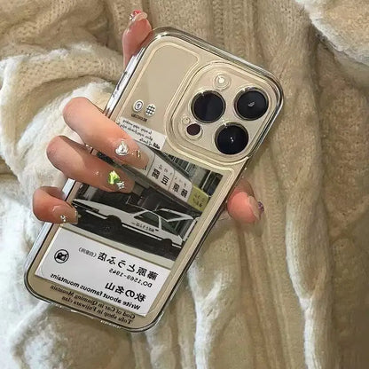 Japan Classic Comic Initial D JDM AE86 Phone Case for iPhone 17 16 15 14 13 12 11 Pro Max Mini X XS XR 7 8 Plus Dustproof Cover