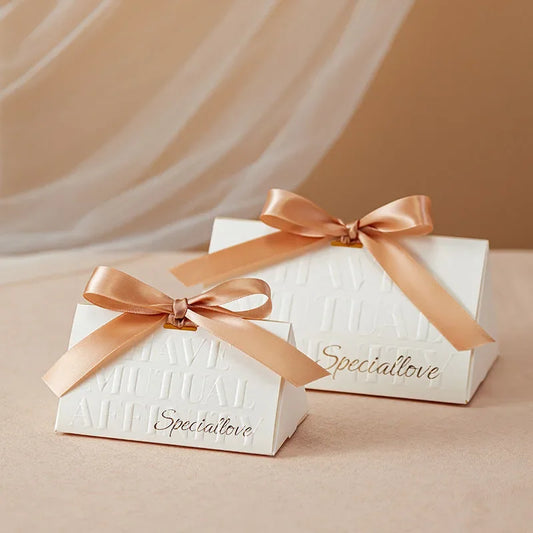 10/30/50 Pcs Favor Candy Box Paper Wrapping Packaging Box Gift Boxes Wedding Party Favor Decoration Wedding Party Decorations