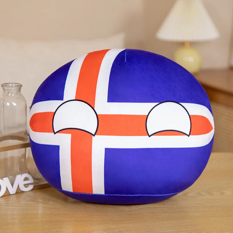 Country Ball Plush Toys 70 Styles 10cm Polandball Pendant Country Balls Countryball Stuffed Doll Xmas Birthday Gifts for Kids