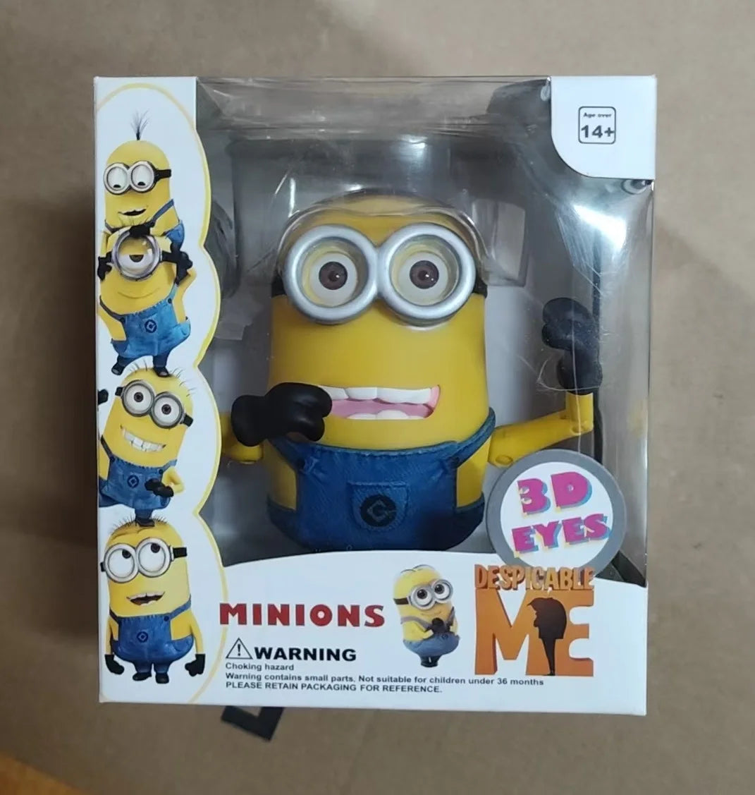 Despicable Me Agnes Minions 3D Eyes Gifts Toy Model Anime Figures Collect Ornaments