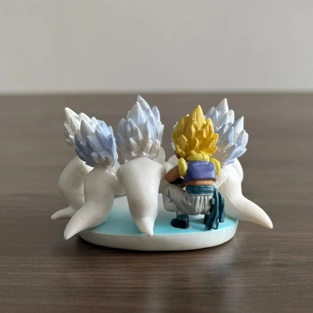 4.5cm/1.77in Anime Dragon Ball Figure Ghost Gotenks Action Figures Pvc Statue Desktop Ornamen Collection Model Toys Gifts