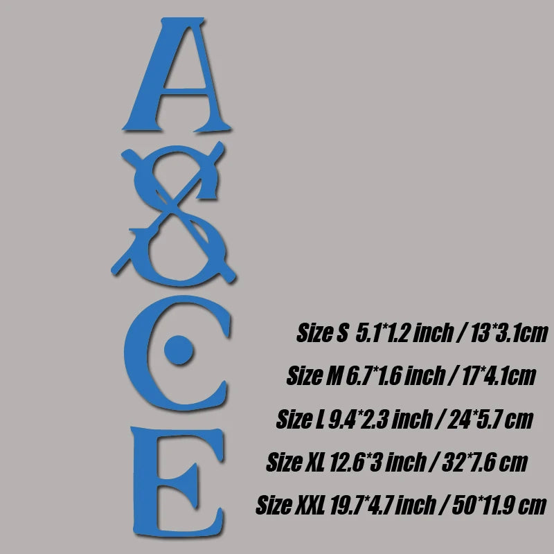 'ASCE"decal,creative&fashion decal for anime fans,high quality for car truck &laptop,waterproof car exterior decoration