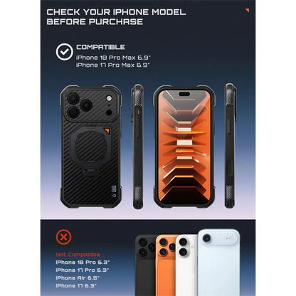For iPhone 18 Pro Max iPhone 17 Pro Max Case SUPCASE UB Aero Military-Grade Protection Strong Magnetic Back Phone Case
