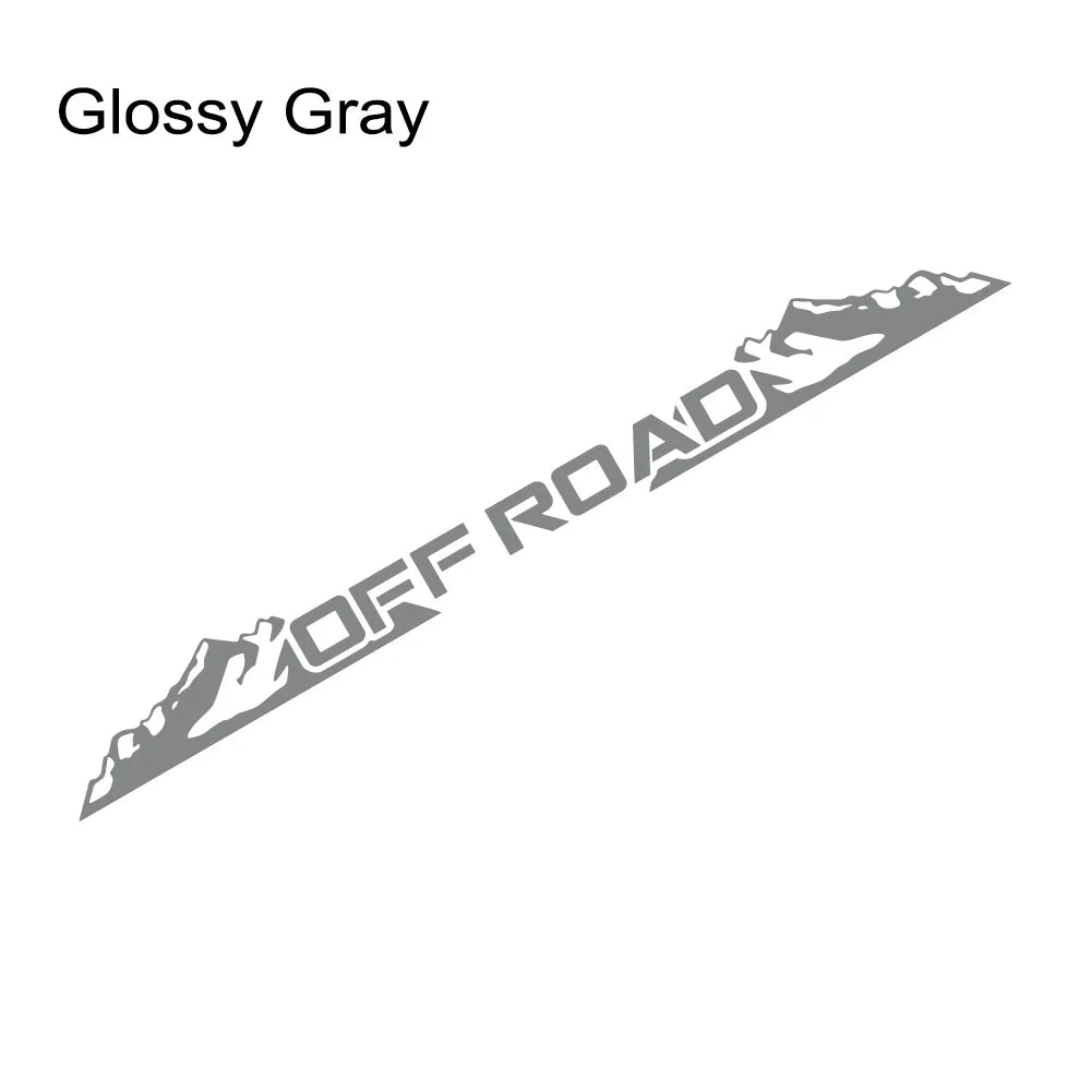 Creative Mountain 4x4 Off Road Sticker Car Windshield Window Body Side Deocr Decal Waterproof Decoration Auto Tuning Accessories