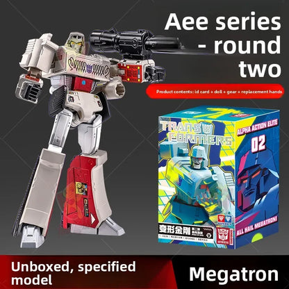 AULDEY Transformers Action Figure Collectible Toy Optimus Prime Megatron Blind Box Set with Movable Joints Design Model Gift Set