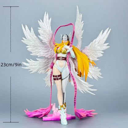 Anime Digimon Adventure Figure Angewomon Action Figure Pvc Collection Model Toy for Gift
