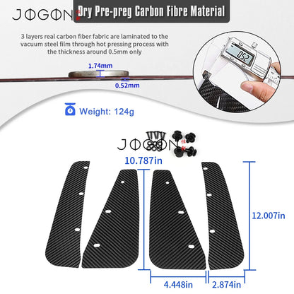 4Pcs Real Carbon Fiber Car Side Fender Mudflaps Splash Mud Guards Flaps Cover Trim Accessories For Toyota GR Yaris 2025 2026