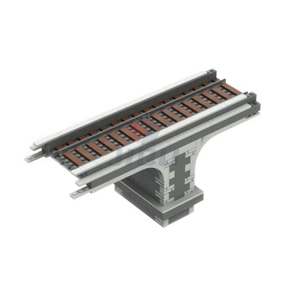 City Traffic Lamp Signpost Railway Barrier Building Blocks MOC Street View Accessories Bricks Speed Limit Indicator Warning Toys