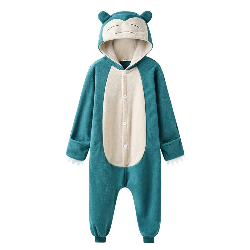 Kids Cosplay Costume Clothes Children Onesies Kigurumi Full Body Sleepwear Whole Pijamas Boys Costume Halloween Christmas Gift