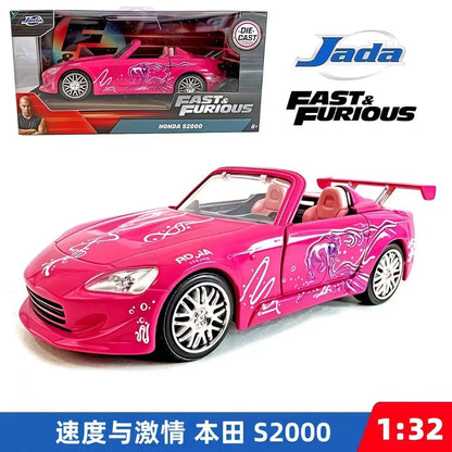 JADA Toys 1/32 Scale Diecast Model Car Jurassic Park and Fast & Furious Series Various Styles Movie Vehicle Collectible Toy Gift