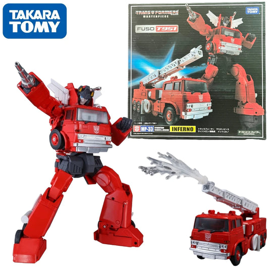 Transformation MasterPiece KO MP-33 MP33 Inferno G1 Series Version Action Figure Collection Robot Gifts Toys