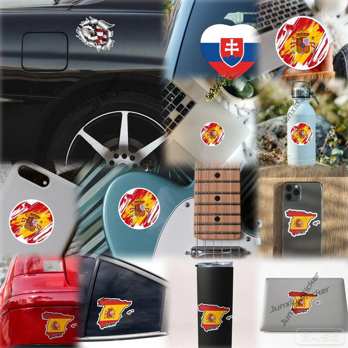Made In The 80s Sticker Car Window Truck Windshield Luggage Kayak Suv Decal Waterproof Scratch-proof Exterior Motorcycle Refit