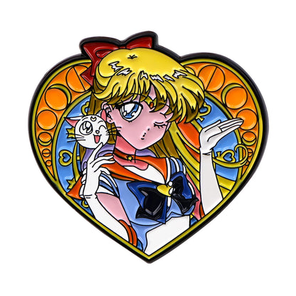 Manga Enamel Pin Anime Characters Badges on Backpack Brooches for Women Men Lapel Pins Cosplay Accessories  Gifts