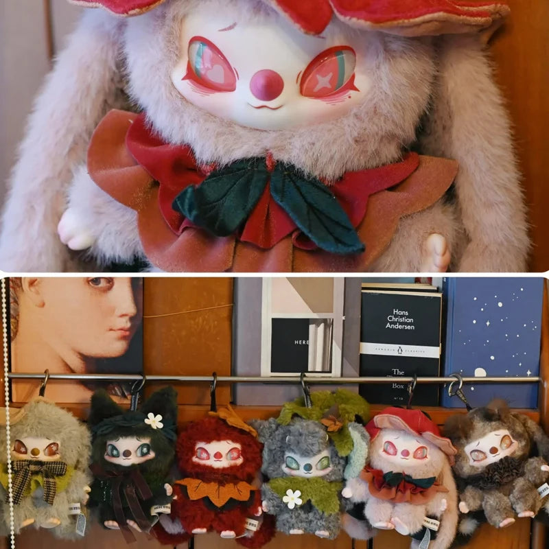 Siinono The Whisper Series Blind Box Kawaii Trendy Dolls Mystery Pendant Keychains Doll Surprised Bag Decor Collection Gifts Toy
