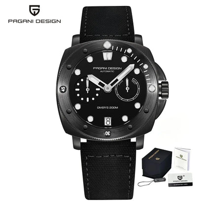 PAGANI DESIGN New 41mm Men's Automatic Mechanical Watch CAL. 2C22 Sapphire Glass Waterproof 200M Diving Reloj Hombre