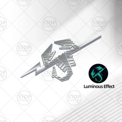 Car Sticker Lightning Scorpion Logo 3D Decal Grille Body Side Badge Rear Trunk Emblem For 500 595 Abarth Punto 695 124 Spider