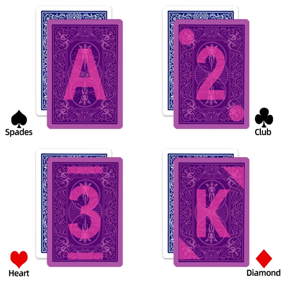 Infrared Marked Copag 139 Playing Cards For Infrared Contact Lenses& Infrared Sunglasses(Only Cards)