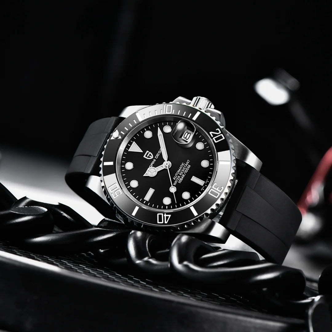 PAGANI Design 2026 New Men's Automatic Mechanical Watch 8215 40mm Stainless Steel Sapphire Glass Waterproof Reloj Hombre