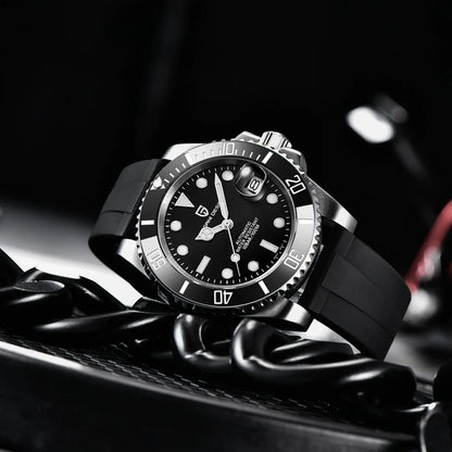 PAGANI Design 2026 New Men's Automatic Mechanical Watch 8215 40mm Stainless Steel Sapphire Glass Waterproof Reloj Hombre