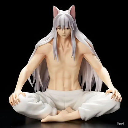Anime Yu Yu Hakusho Youko Kurama 10CM Figure - Kurama Sitting Posture Noodle Stopper Model Toy Doll Action Figure Collectible