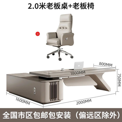 Unusual Executive Office Desk Creativity Drawers European Boss Computer Desks High End Designer Escritorio Oficina Furniture