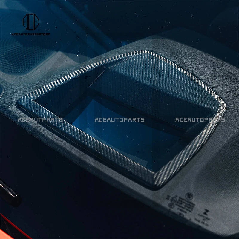 Dry Carbon Fiber Head Up Display Trim Cover For BMW M2 G87 M3 G80 M4 G82 G20 G22