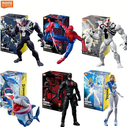 Blokees Spider Man Anti-Venom Daredevil  Action Figure Brand New Day Toys SpiderMan Assembly Model Kit Champion Class Toys Gifts