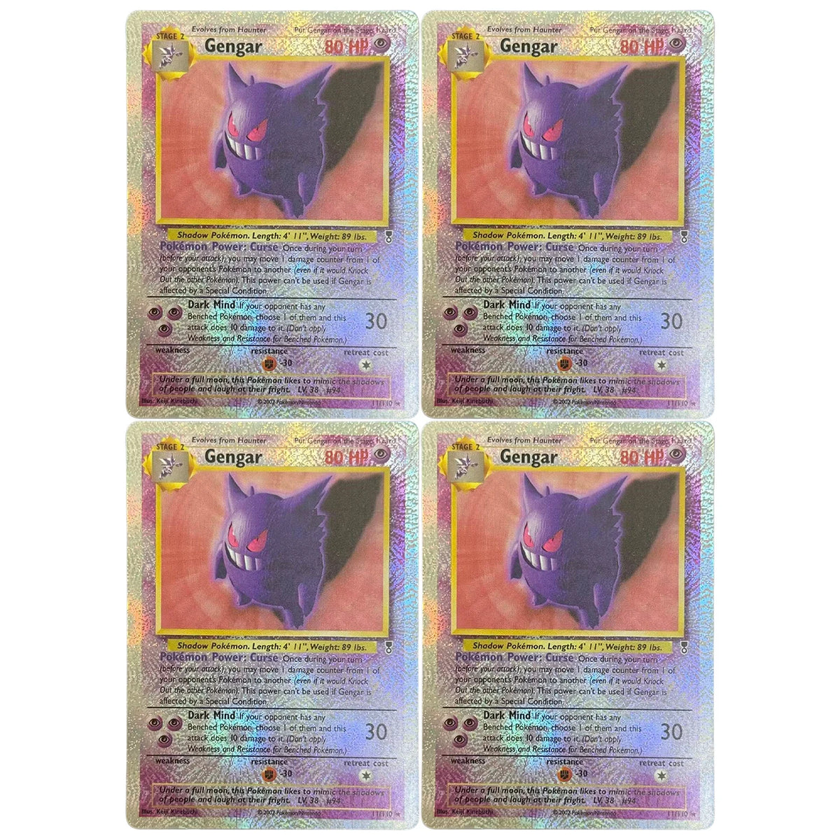TCG English Mewtwo Collection Card Legendary Collection 29/110 #29 Reverse Holo Card Diy Proxy
