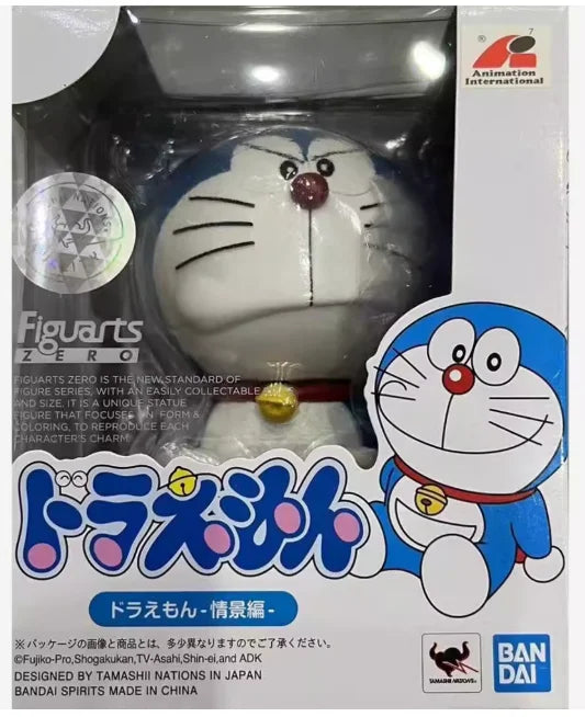 Bandai Original MODEL KIT SHF Nobita anime Doraemon Action Figure Model Toy Collectible Model Ornaments Gifts for Children boys