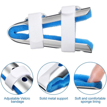 1Pc Finger Splint, Finger Support Brace Stabilizer for Broken Fingers Straightening Arthritis Knuckle Immobilization