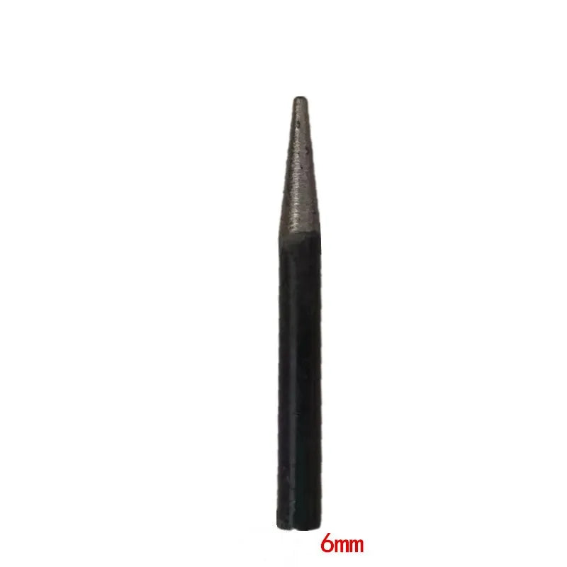 Sintered Diamond Mounted Point Stone Grinding Burs Drill Bit Head Engraving Accessories Set for Carving Lapidary Tool 6mm Shank
