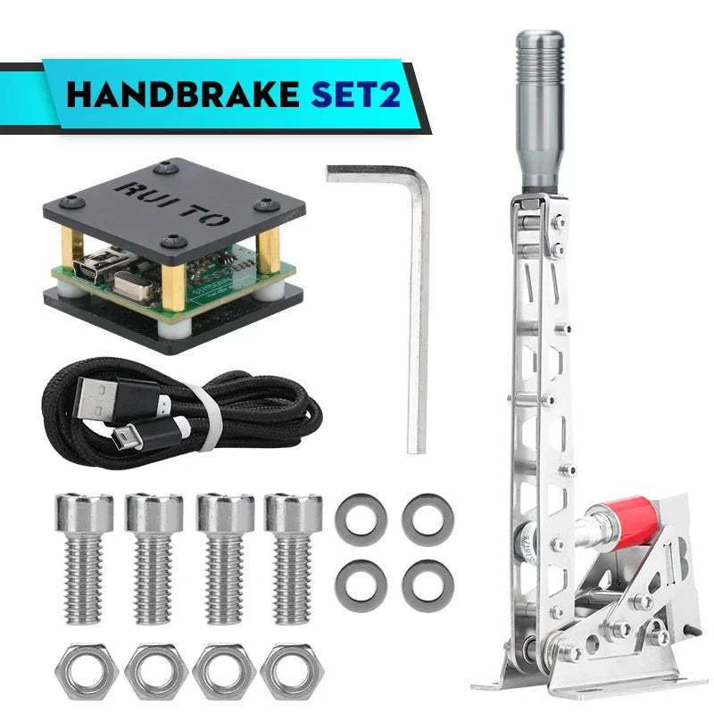 Usb Handbrake for Pc Simracing Hand Brake Sim Racing Handbrake for Game Steering Wheel GamesBrakes 64bit Load Cell Racing Drift