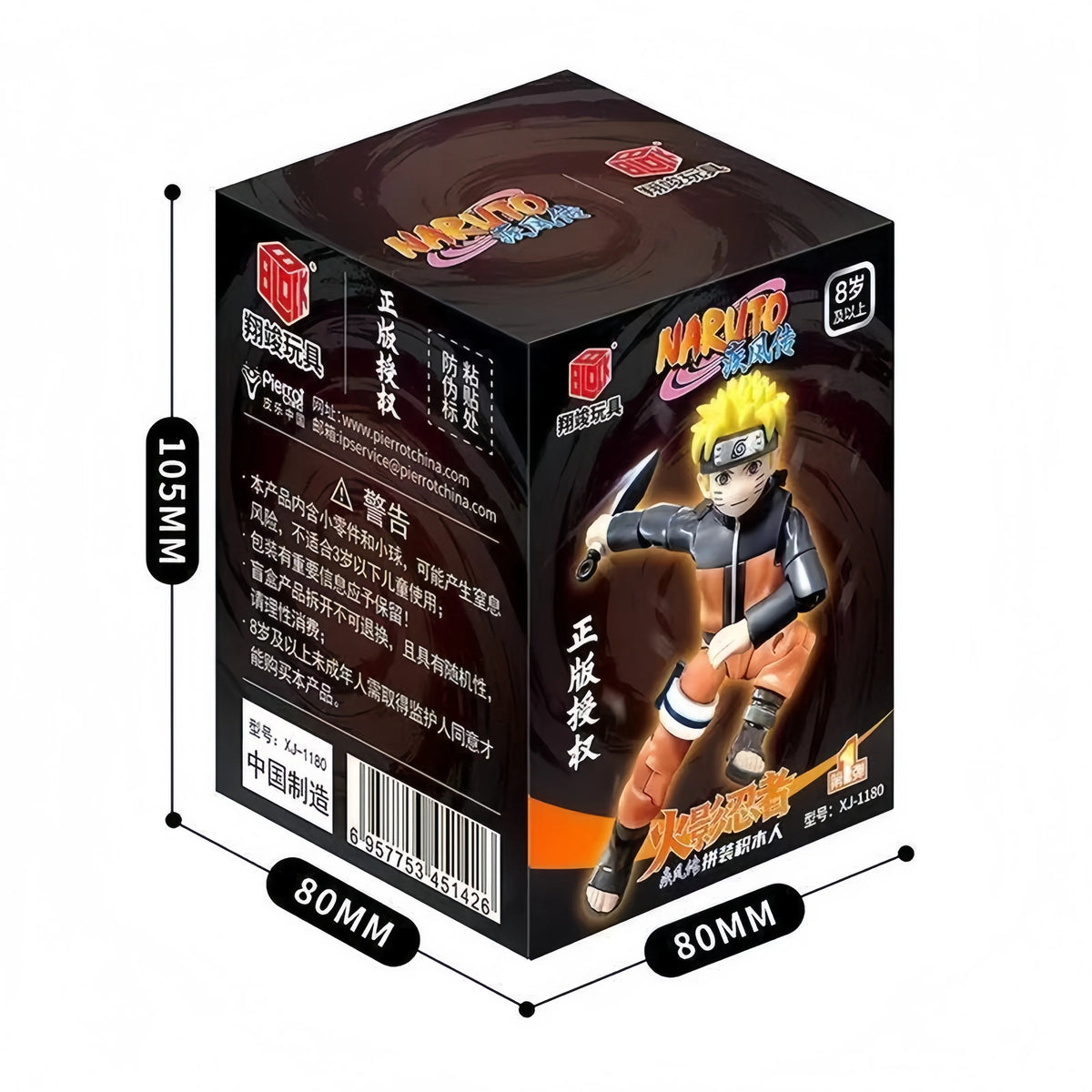 New Original NARUTO Building Blocks Toys Cartoon Anime DIY Assembled Figure Uzumaki Shippuden Action Model Toys Children Gifts