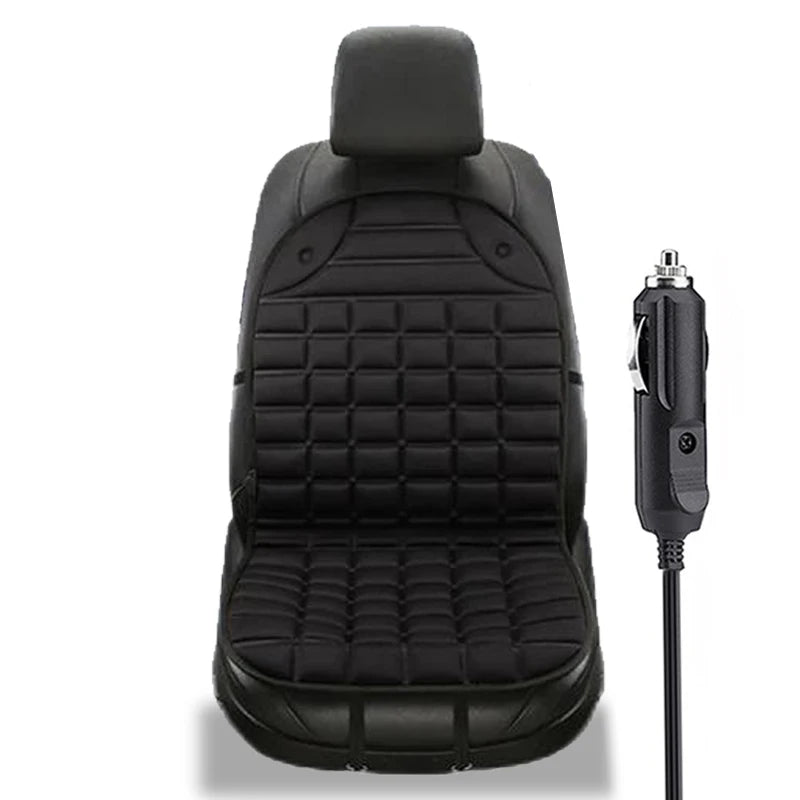 EAFC 12V Car Heating Cushion Heated Seat Pad Heater Winter Warmer Seat Winter seat Protector Auto Seat Cushion Pad Winter Mat